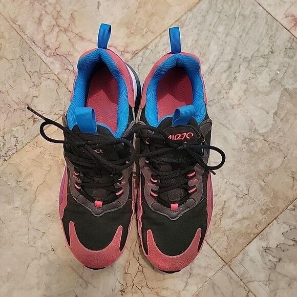 Nike Air Max 270 React Pink Youth 6 Womens Size‎ 7.5 Athletic Shoes Sneakers - Picture 3 of 12